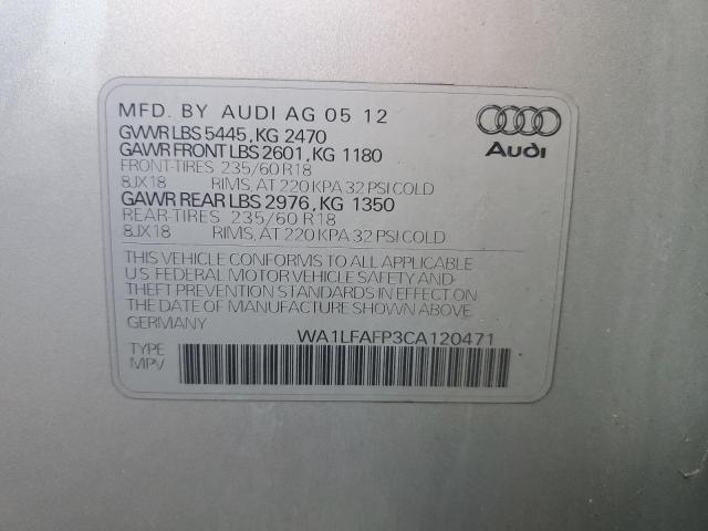 Photo 13 VIN: WA1LFAFP3CA120471 - AUDI Q5 PREMIUM 