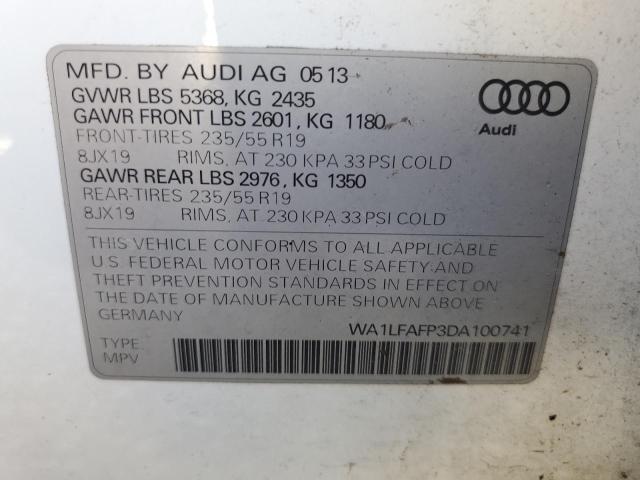 Photo 12 VIN: WA1LFAFP3DA100741 - AUDI Q5 PREMIUM 