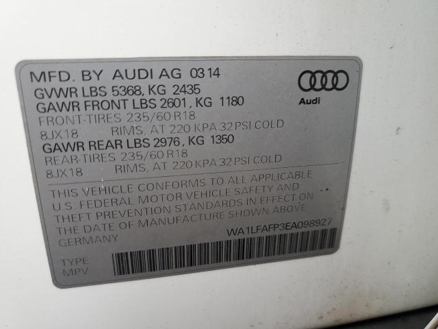 Photo 9 VIN: WA1LFAFP3EA098927 - AUDI Q5 PREMIUM 