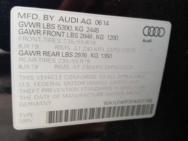 Photo 9 VIN: WA1LFAFP3FA007785 - AUDI Q5 PREMIUM 