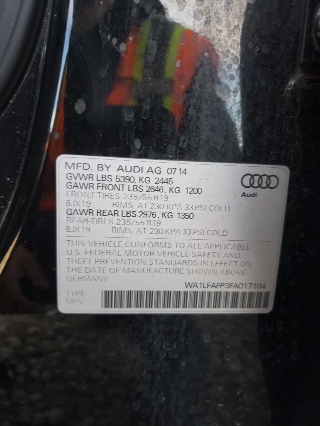 Photo 9 VIN: WA1LFAFP3FA017104 - AUDI Q5 