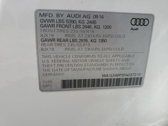 Photo 13 VIN: WA1LFAFP3FA037210 - AUDI Q5 PREMIUM 