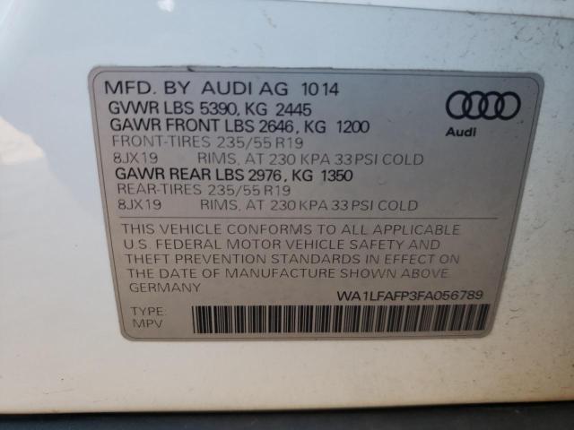 Photo 11 VIN: WA1LFAFP3FA056789 - AUDI Q5 PREMIUM 