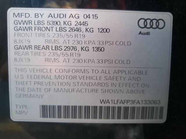 Photo 9 VIN: WA1LFAFP3FA133063 - AUDI Q5 PREMIUM 