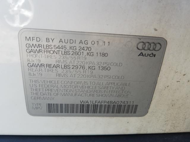 Photo 9 VIN: WA1LFAFP4BA074311 - AUDI Q5 