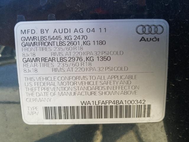 Photo 9 VIN: WA1LFAFP4BA100342 - AUDI Q5 