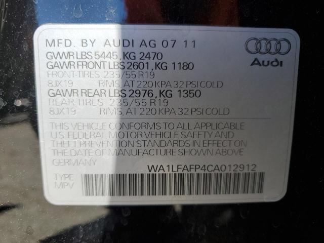 Photo 12 VIN: WA1LFAFP4CA012912 - AUDI Q5 PREMIUM 