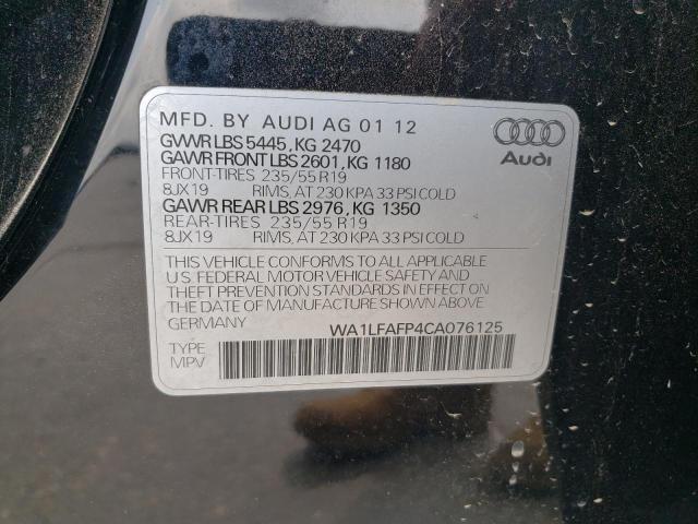 Photo 12 VIN: WA1LFAFP4CA076125 - AUDI Q5 