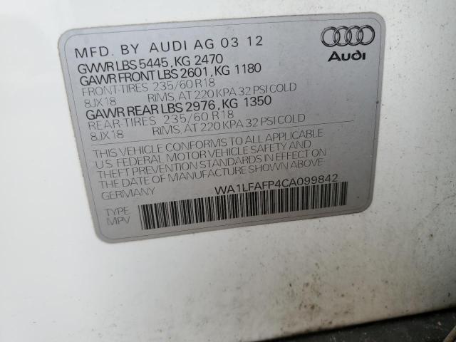 Photo 12 VIN: WA1LFAFP4CA099842 - AUDI Q5 PREMIUM 