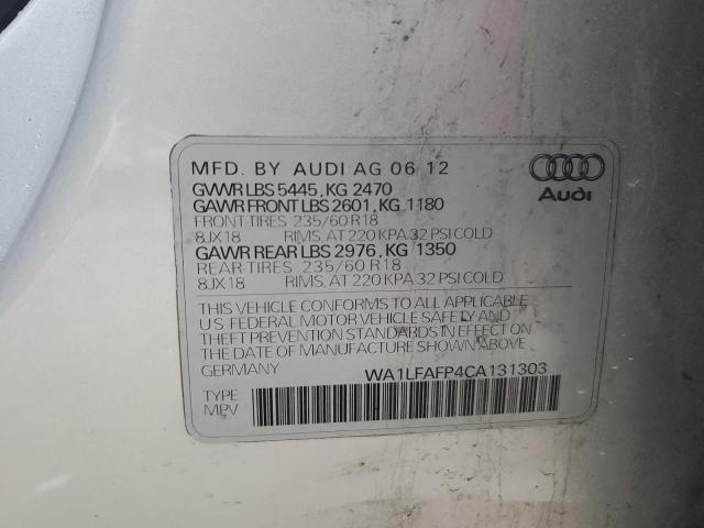 Photo 12 VIN: WA1LFAFP4CA131303 - AUDI Q5 