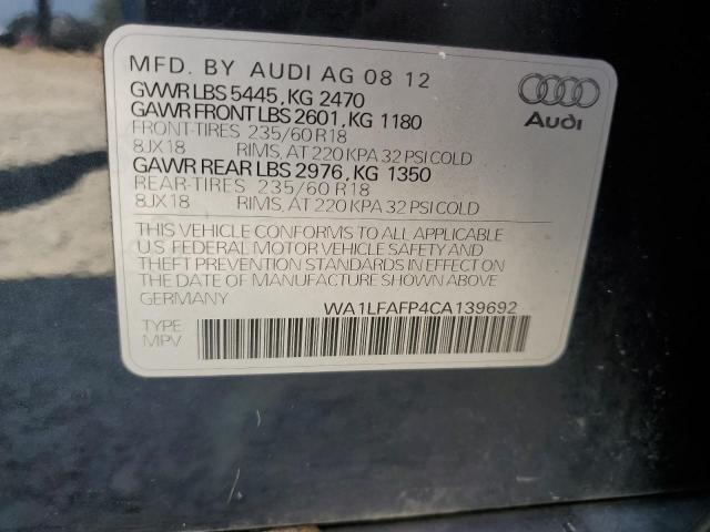 Photo 12 VIN: WA1LFAFP4CA139692 - AUDI Q5 PREMIUM 