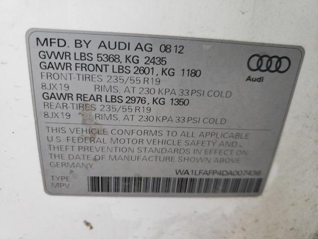 Photo 9 VIN: WA1LFAFP4DA007436 - AUDI Q5 PREMIUM 