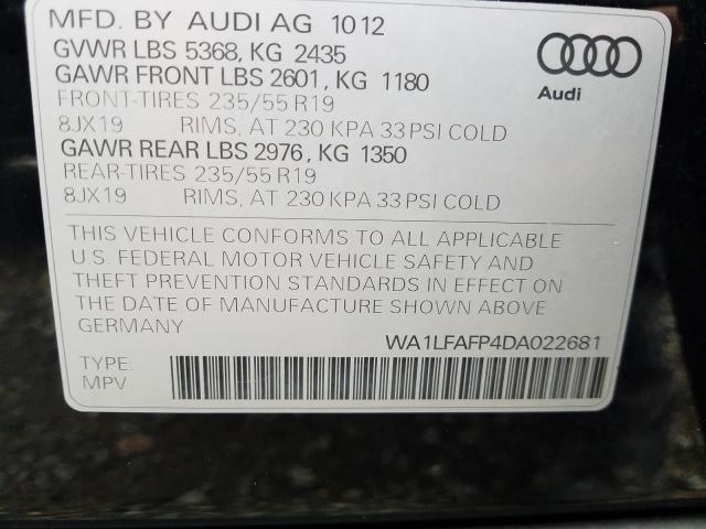 Photo 9 VIN: WA1LFAFP4DA022681 - AUDI Q5 PREMIUM 