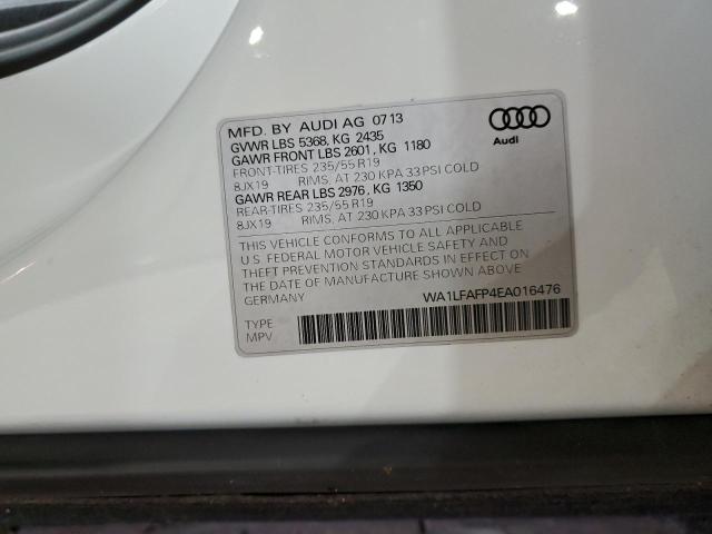 Photo 13 VIN: WA1LFAFP4EA016476 - AUDI Q5 PREMIUM 