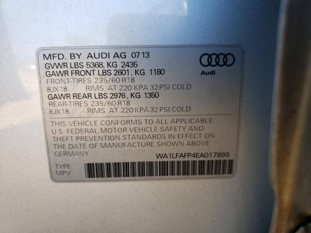 Photo 9 VIN: WA1LFAFP4EA017899 - AUDI Q5 PREMIUM 