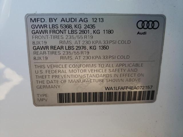 Photo 9 VIN: WA1LFAFP4EA072157 - AUDI Q5 PREMIUM 