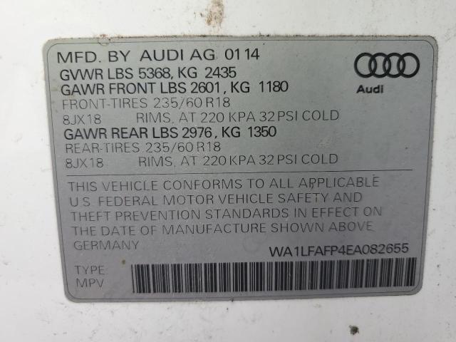 Photo 11 VIN: WA1LFAFP4EA082655 - AUDI Q5 