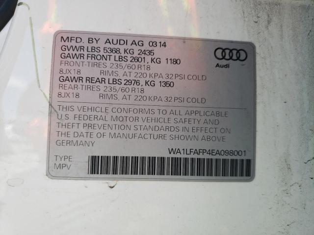 Photo 12 VIN: WA1LFAFP4EA098001 - AUDI Q5 