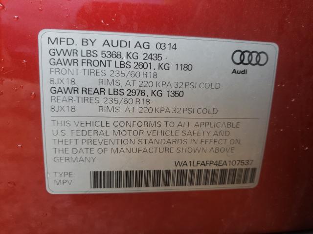 Photo 9 VIN: WA1LFAFP4EA107537 - AUDI Q5 PREMIUM 