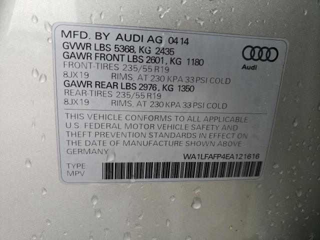 Photo 11 VIN: WA1LFAFP4EA121616 - AUDI Q5 