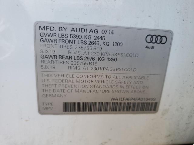 Photo 12 VIN: WA1LFAFP4FA018469 - AUDI Q5 PREMIUM 