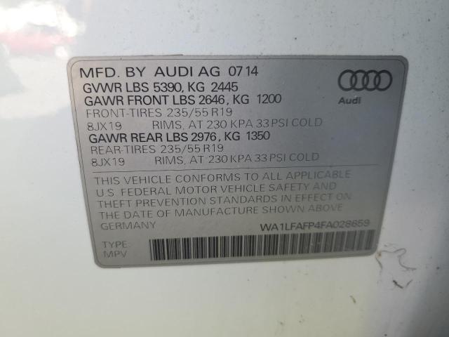 Photo 12 VIN: WA1LFAFP4FA028659 - AUDI Q5 PREMIUM 