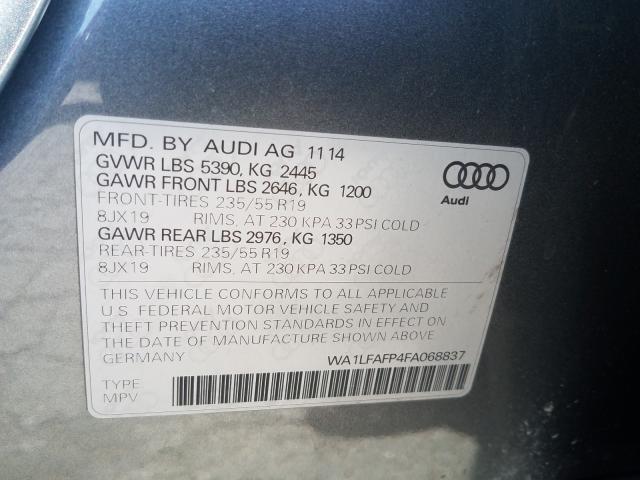 Photo 9 VIN: WA1LFAFP4FA068837 - AUDI Q5 PREMIUM 