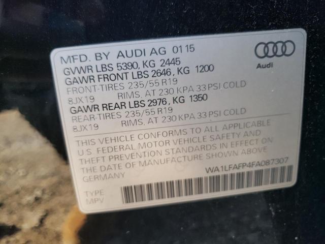 Photo 12 VIN: WA1LFAFP4FA087307 - AUDI Q5 