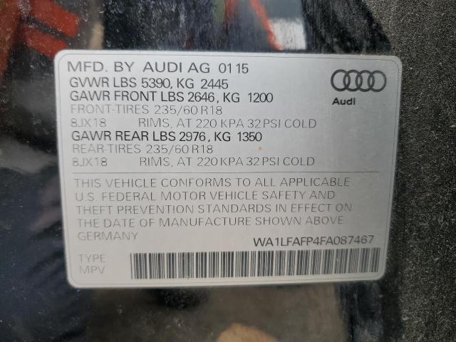 Photo 12 VIN: WA1LFAFP4FA087467 - AUDI Q5 PREMIUM 