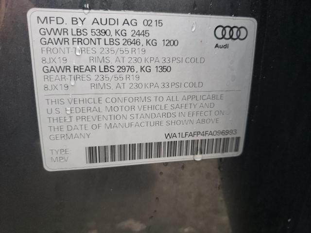 Photo 9 VIN: WA1LFAFP4FA096993 - AUDI Q5 PREMIUM 