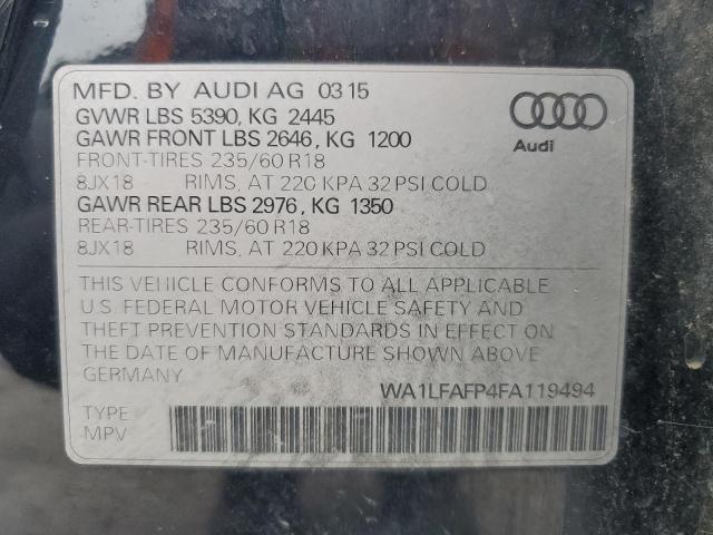 Photo 12 VIN: WA1LFAFP4FA119494 - AUDI Q5 