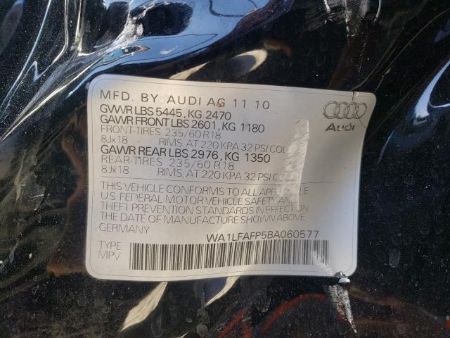 Photo 9 VIN: WA1LFAFP5BA060577 - AUDI Q5 PREMIUM 