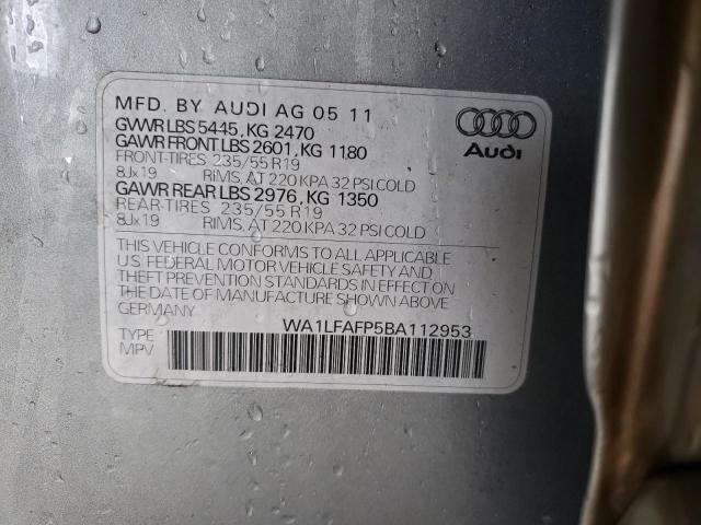 Photo 9 VIN: WA1LFAFP5BA112953 - AUDI Q5 