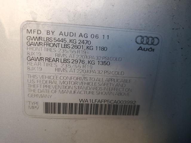 Photo 13 VIN: WA1LFAFP5CA003992 - AUDI Q5 PREMIUM 