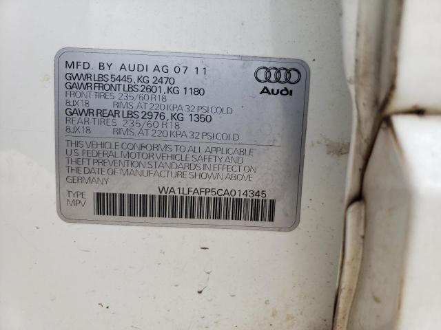 Photo 9 VIN: WA1LFAFP5CA014345 - AUDI Q5 