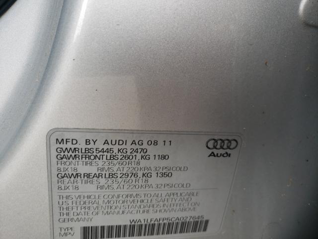 Photo 9 VIN: WA1LFAFP5CA027645 - AUDI Q5 