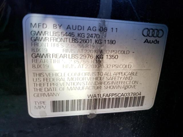 Photo 12 VIN: WA1LFAFP5CA037804 - AUDI Q5 PREMIUM 