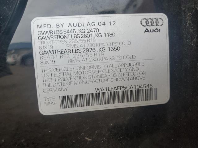 Photo 12 VIN: WA1LFAFP5CA104546 - AUDI Q5 PREMIUM 