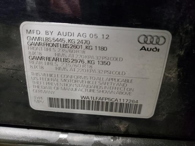 Photo 9 VIN: WA1LFAFP5CA117264 - AUDI Q5 PREMIUM 