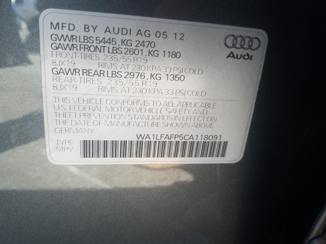 Photo 9 VIN: WA1LFAFP5CA118091 - AUDI Q5 