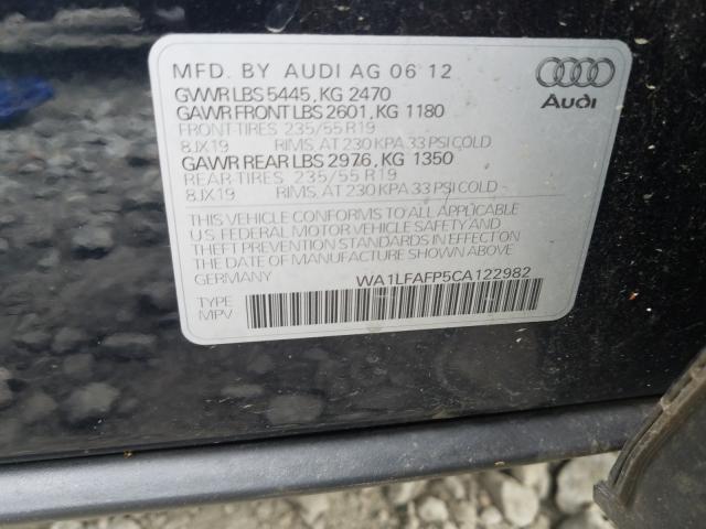 Photo 9 VIN: WA1LFAFP5CA122982 - AUDI Q5 PREMIUM 