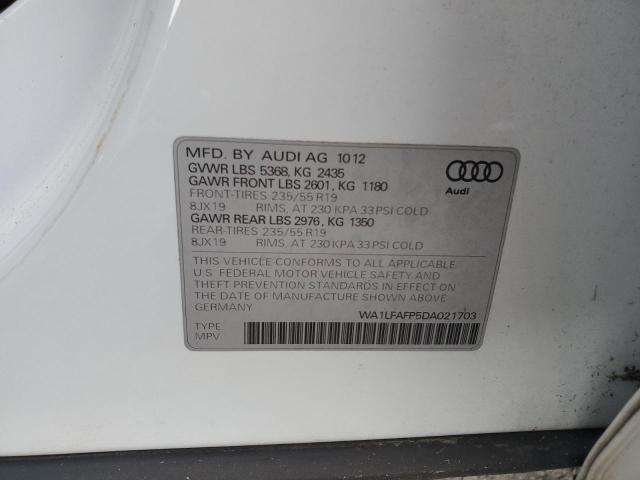 Photo 13 VIN: WA1LFAFP5DA021703 - AUDI Q5 PREMIUM 