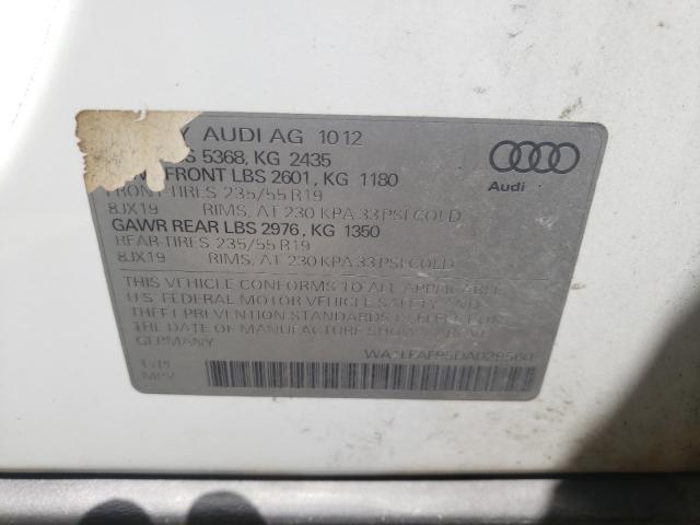 Photo 9 VIN: WA1LFAFP5DA029560 - AUDI Q5 PREMIUM 