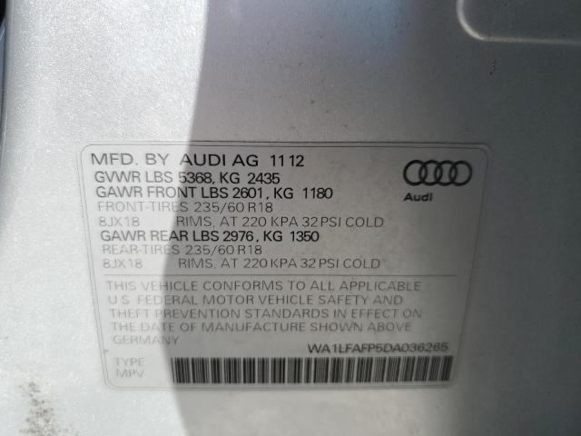 Photo 12 VIN: WA1LFAFP5DA036265 - AUDI Q5 PREMIUM 