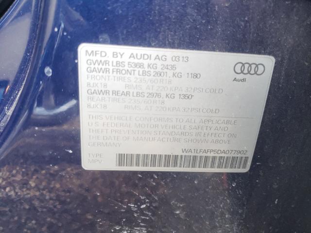 Photo 9 VIN: WA1LFAFP5DA077902 - AUDI Q5 