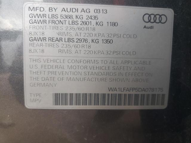 Photo 9 VIN: WA1LFAFP5DA078175 - AUDI Q5 