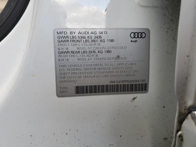 Photo 12 VIN: WA1LFAFP5DA094120 - AUDI Q5 PREMIUM 