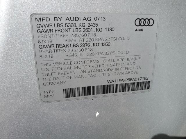 Photo 12 VIN: WA1LFAFP5EA017152 - AUDI Q5 PREMIUM 