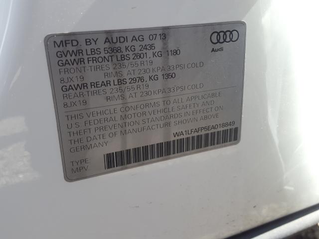 Photo 9 VIN: WA1LFAFP5EA018849 - AUDI Q5 