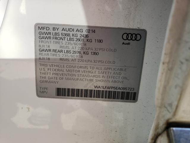 Photo 9 VIN: WA1LFAFP5EA095723 - AUDI Q5 